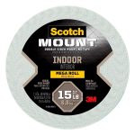 Scotch Indoor Mounting Tape, 0.75-in x 350-in, White, Holds up to 10 lbs, 2-Rolls, ships in e-ecommerce packaging